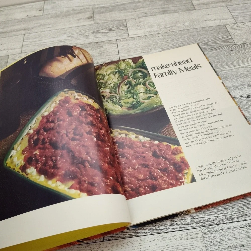 Make Ahead Cook Book Better‎ Homes Gardens 1971 Vintage Hardcover BHG Cookbook